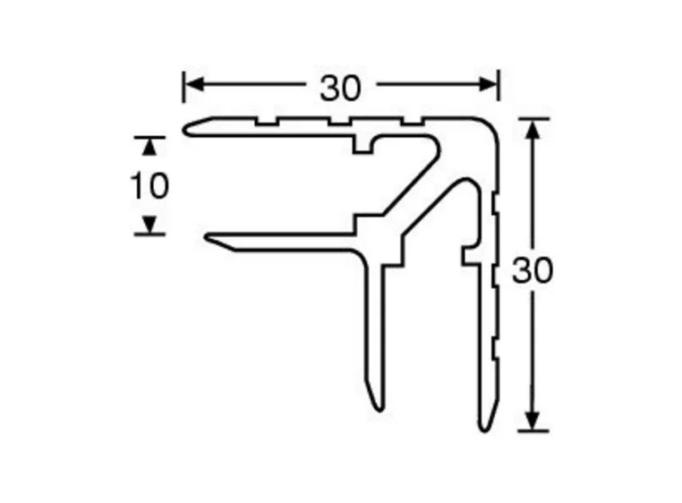 Adam Hall Hardware 6119 - Aluminium Casemaker for 10 mm *Pris per meter 